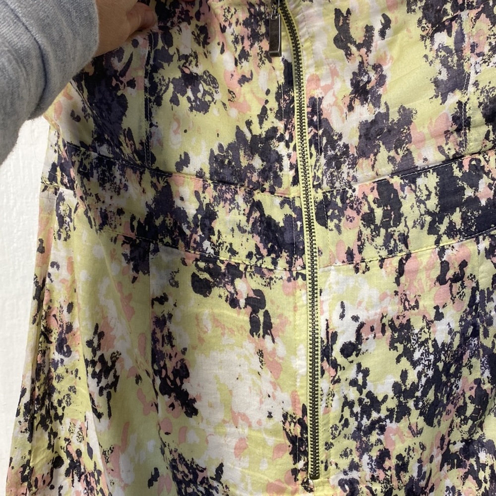American Rag  watercolor sweetheart neck strapless dress - Picture 5 of 11